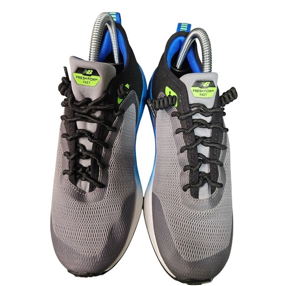 New Balance Fresh Foam Fast v2 Women's 6.5 Gray Blue Running Shoes WFKTLS2 - Picture 2 of 7